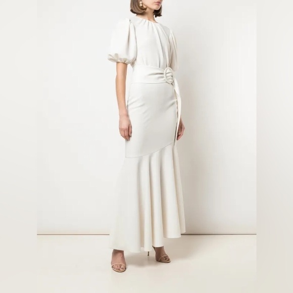 SACHIN + BABI Camila Flared Hem Midi Dress In Ivy - Picture 4 of 11